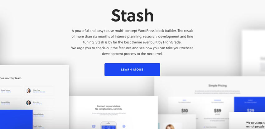 Example of Stash