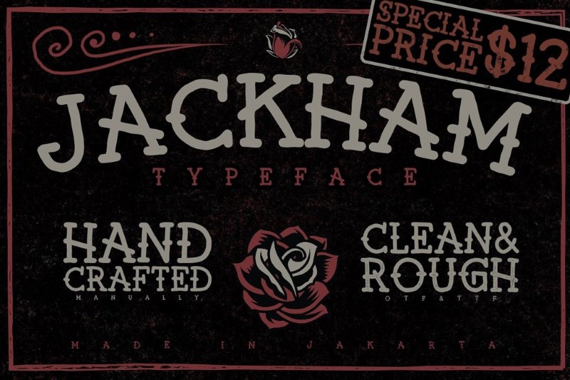modern font