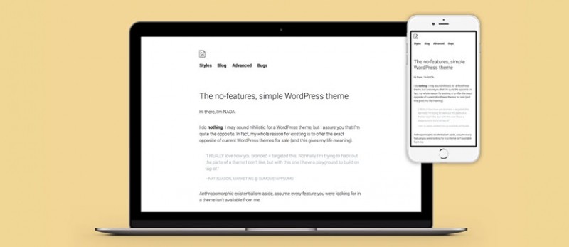 Nada Theme