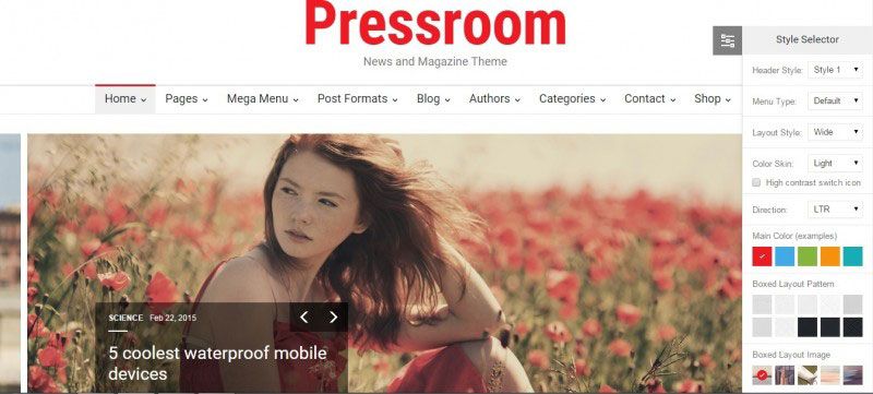 pressroom
