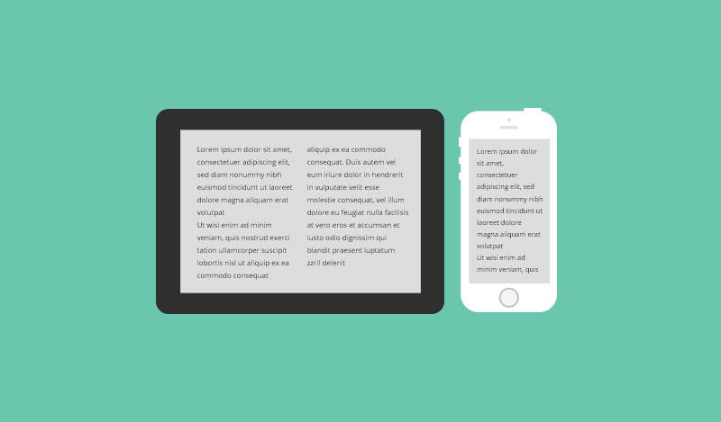 responsive text