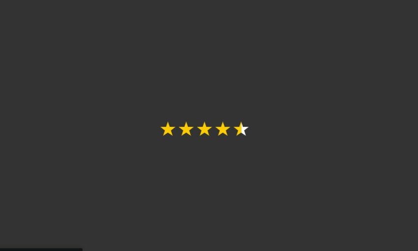 Star rating example