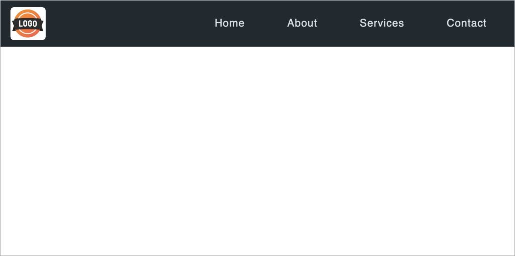Larger Screens - CSS Responsive Dropdown Navigation