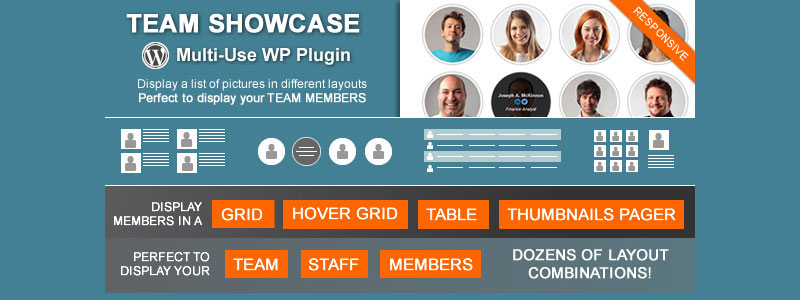 Display your About Us team member area with style.