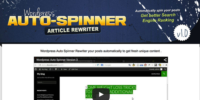 Automatically rewrite your post to convert it to fresh content.