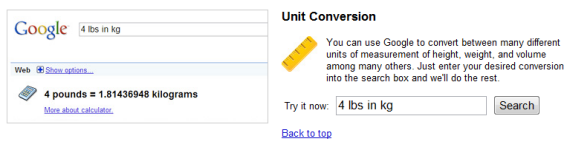 unit conversion